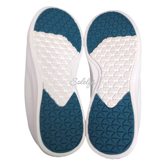 Vessi Weekend Mens 8 Marble White Waterproof Dyma-Tex Knit Casual Sneaker - Picture 6 of 11